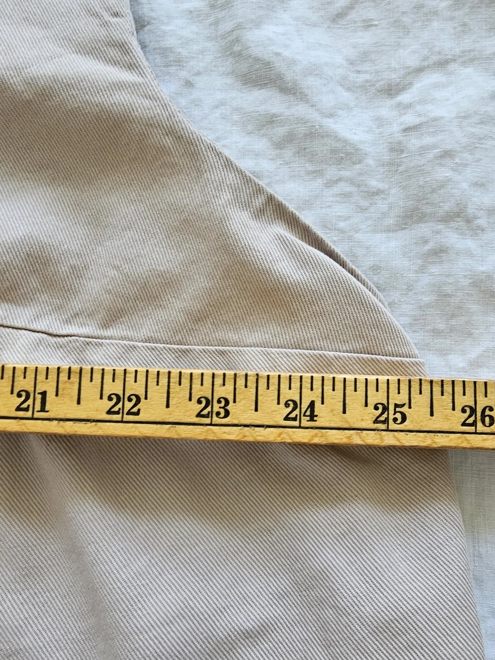H&M Beige  Asymmetrical Wrap-Front Cotton Vest Size XXL - Picture 4 of 7